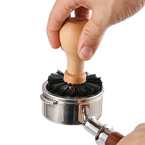 MHW-3BOMBER Coffee Portafilter Cleaning Brush Espresso Machine Portafilter Brush Speacial for 58mm Portafilter Professional Barista Cleaning Tools Effectively Cleaning B5341