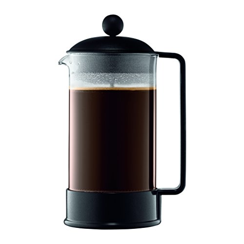 Bodum – 1548-01US Bodum Brazil French Press Coffee and Tea Maker, 34 Ounce, Black