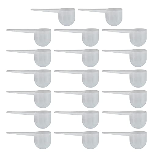 Cornucopia Coffee Scoops/ 2 Tablespoon Plastic Measuring Spoons (20-Pack); Bulk Pack Ideal for Kitchen & Pantry Storage, 1 Fluid Ounce