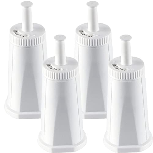 4 Pack Breville Bes880 Water Filter Replacement,Compatible with Breville Sage Oracle Touch, Barista, Claro Swiss, BES878, Bes920, Bes008 Espresso Coffee Machine,Replaces Part #BES008WHT0NUC1