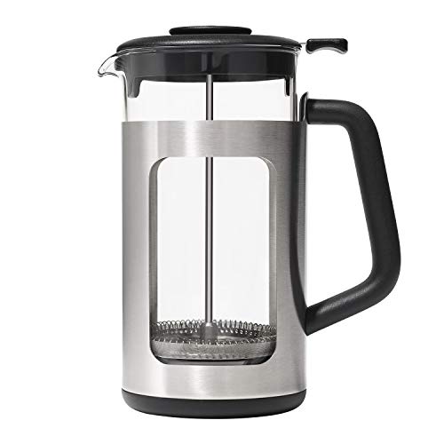 OXO Brew Stainless Steel French Press Coffee Maker – 32oz