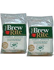 Brew Rite Wrap Around Percolator Coffee Filters 55 Count (Pack of 2)
