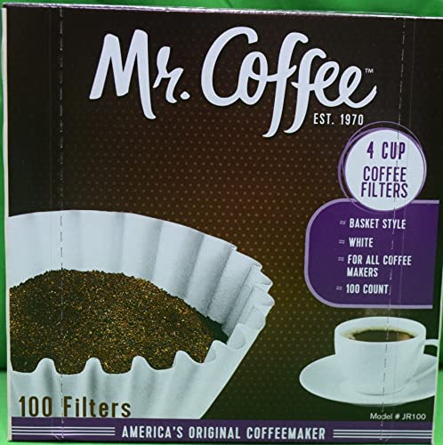 Rockline Industries Inc JR100 “4 Cup” 100-Count Coffee Filter For Mr. Coffee JR-4