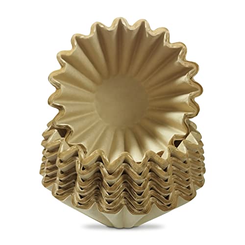 DEFUTAY 1-4 Cup Coffee Filters,Cup Basket Coffee Filters,Natural Brown Unbleached(100 PCS)