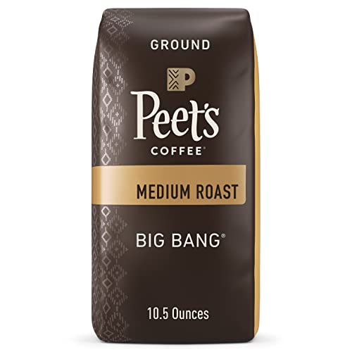 Peet’s Coffee, Medium Roast Ground Coffee – Big Bang 10.5 Ounce Bag