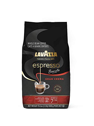Lavazza Espresso Barista Gran Crema Whole Bean Coffee Blend, Medium Espresso Roast, Oz Bag (Packaging May Vary) – 2.2 LB, 35.2 Ounce