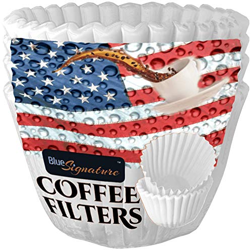 Coffee Filters 8 to 12 Cup Basket, Premium White Paper 100