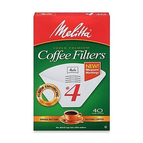 Melitta Coffee Filters, Cone, 40 filters (Pack of 3)