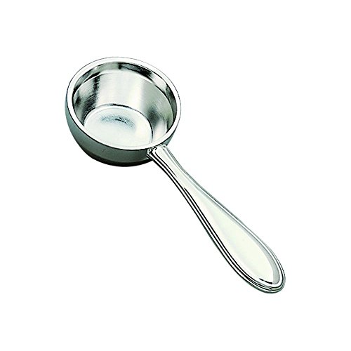 Creative Gifts International Westwood Non-Tarnishing Nickel Plated Coffee Scoop, Beveled Edge Handle, 4.25″ Long, Gift Box Included