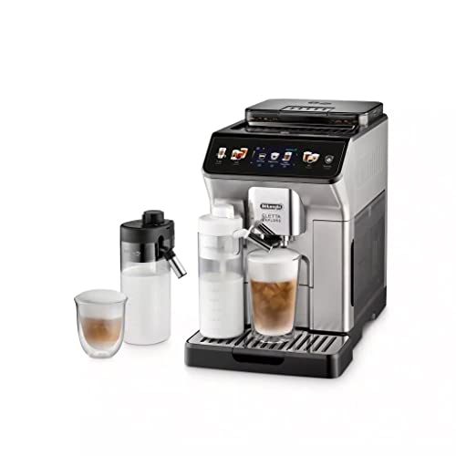 De’Longhi ECAM45055S Eletta Explore Fully Automatic Coffee Machine with LatteCrema Sytem,Touch Screen, Hot and Cold Foam Technology