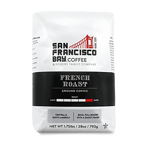 San Francisco Bay Ground Coffee – French Roast (28oz Bag), Dark Roast