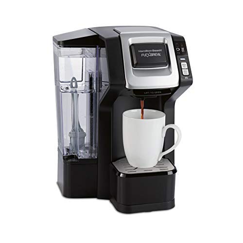 Hamilton Beach 49968 FlexBrew Connected Single Cup Coffee Maker with Amazon Dash Auto Replenishment for Coffee Pods 40oz