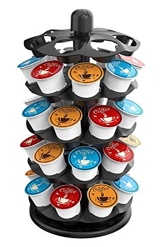 EVERIE Coffee Pod Carousel Holder Organizer Compatible with 40 Keurig K Cup Pods, KRS4005