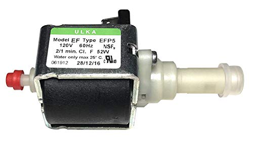 ULKA Pump Model EFP5 ~120v 60hz 2/1 minutes, 52W, for Breville Espresso
