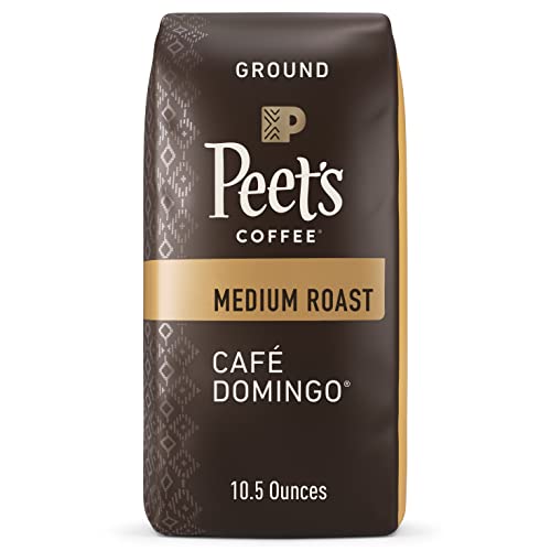 Peet’s Coffee, Medium Roast Ground Coffee – Cafe Domingo 10.5 Ounce Bag