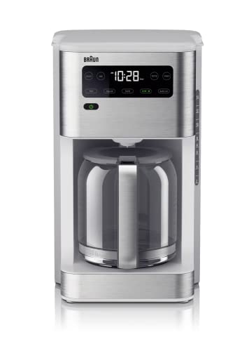Braun KF5650WH PureFlavor Drip 14 cup Coffee Maker, White
