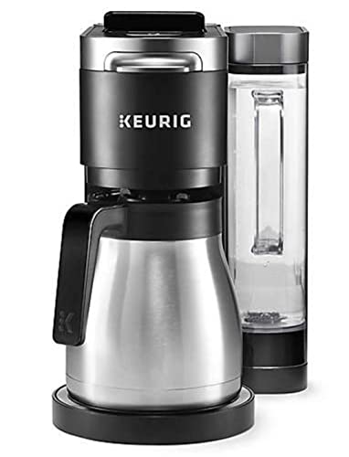 Keurig K-Duo Plus Coffee Maker, with Single Serve K-Cup Pod and 12 Cup Carafe Brewer, Black (12-Cup Thermal Carafe and 15 K-Cup Pods included)