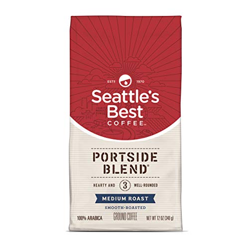 Seattle’s Best Coffee Portside Blend (Previously Signature Blend No. 3) Medium Roast Ground Coffee, 12 oz