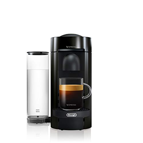 Nespresso Vertuo Plus Coffee and Espresso Machine by De’Longhi,8 oz, Ink Black