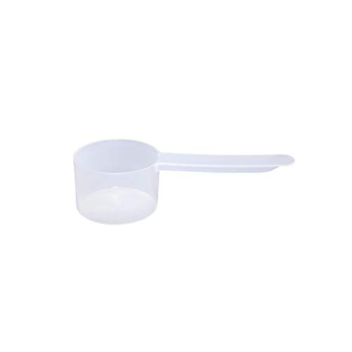 Plastic Measuring Scoop, (29.6 cc | 2 tablespoon | 1/8 Cup | 29.6 mL) Long Handle Spoons for Powders, Granules, Coffee, Pet Food, Baking Supplies, Protein and Other Dry Goods, BPA Free (Set of 1)