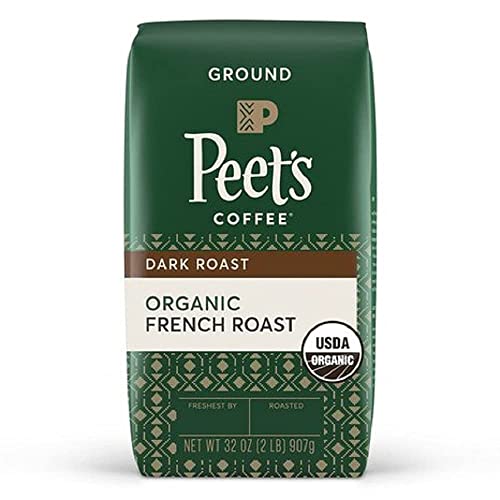 PEET’S Organic Ground French Roast, 32 Oz