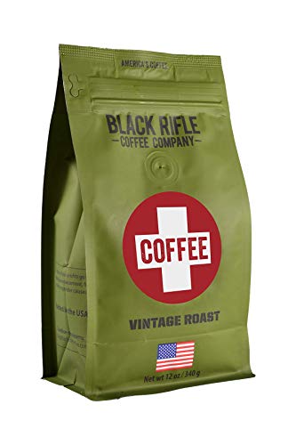 Black Rifle Coffee Coffee Saves (Medium Roast) Ground 12 Ounce Bag, Medium Roast Ground Coffee, Smooth Medium Roast Features Notes of Citrus, a Sweet Aroma With a Clean Finish, Helps Support Veterans and First Responders