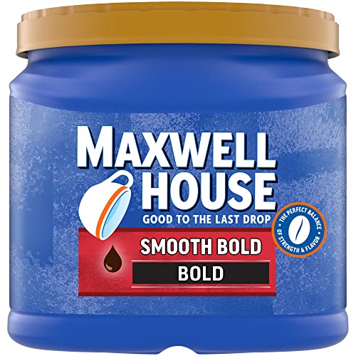 Maxwell House Smooth Bold Dark Roast Ground Coffee (26.7 oz Canister)