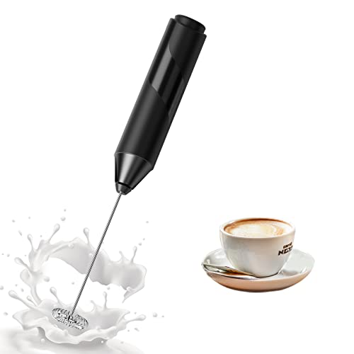 Electric Milk Frother Handheld, Whisk Drink Mixer for Coffee, Mini Mixer and Coffee Blender Frother Electric Coffee Stirrers For Cappuccino, Hot Chocolate, Frappe, Matcha, Latte, Matcha & More