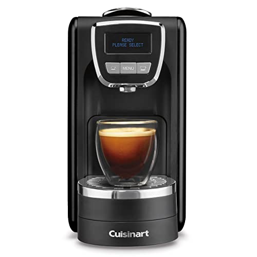 Cuisinart EM-15 Defined Espresso Machine, 13.5″(L) x 5.75″(W) x 9.5″(H), Black
