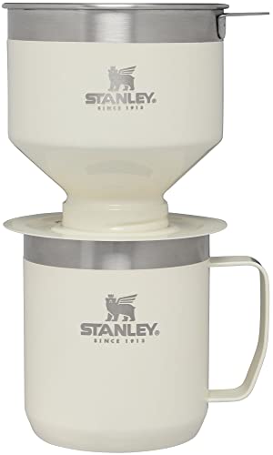 Stanley Classic The Perfect-Brew Pour Over Gift Set Elevate Your Coffee Experience with Precision Pouring and Timeless Style | 20oz/12oz | Cream Gloss
