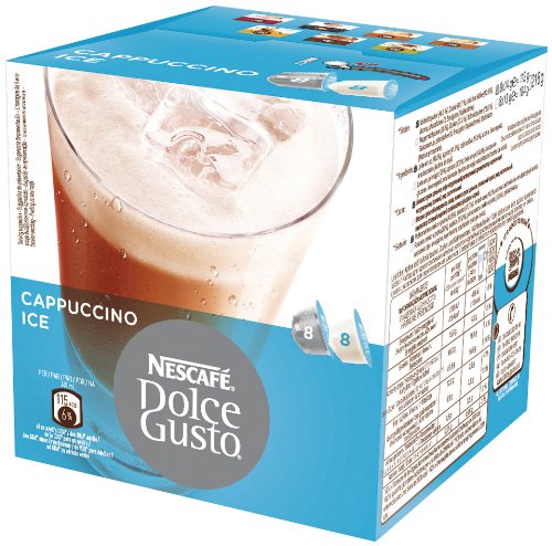 Nescafe Dolce Gusto, Cappuccino Ice, Glace, 7.61 oz. 16 count (8 and 8)
