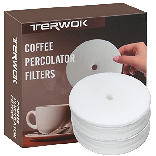 Percolator Coffee Filters – 100Pack Disposable Coffee Paper Filter, Camping Coffee Filters for Bozeman Percolator, 3.75 inch Premium Disc Coffee Filters For Percolators