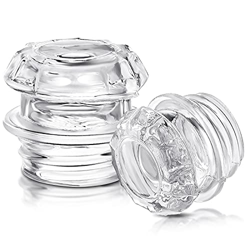 2 Pieces Coffee Percolator Glass Top Replacement Glass Coffee Filter Knob Top Glass Coffee Percolator Transparent Coffee Percolator Top