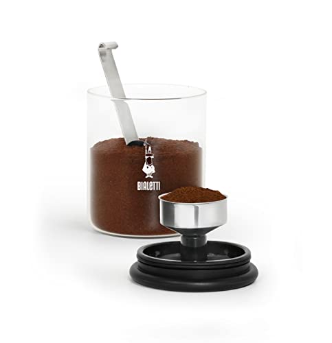 Bialetti – Smart Coffee Jar: Made in Glass to Preserve the Aroma of the Coffee – 250g