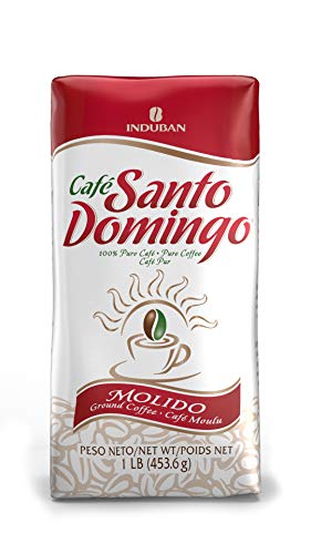Santo Domingo Coffee, 16 oz Bag, Ground Coffee, Medium Roast – Product from the Dominican Republic (Pack of 1)