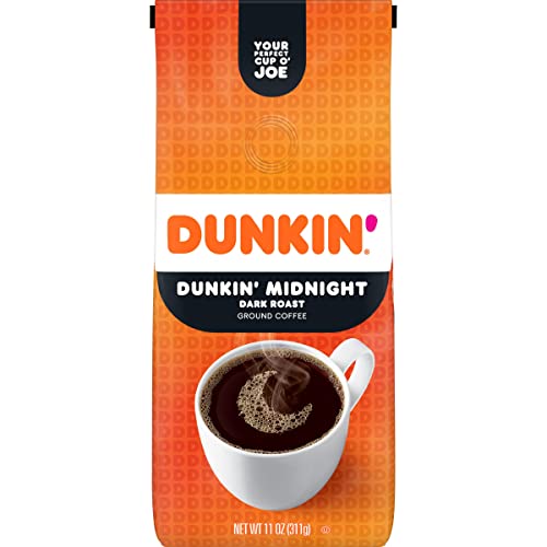 Dunkin’ Ground Coffee, Dark Roast, 11 Ounce (Pack of 1)
