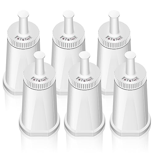 Replacement Water Filter for Breville Barista Touch Espresso Machine BES880, Barista Pro BES878, Oracle Touch BES990, Oracle BES980 & Dual Boiler BES920 Bambino ClaroSwiss Sage, 6 Pack