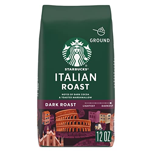 Starbucks Ground Coffee—Dark Roast Coffee—Italian Roast—100% Arabica—1 bag (12 oz)