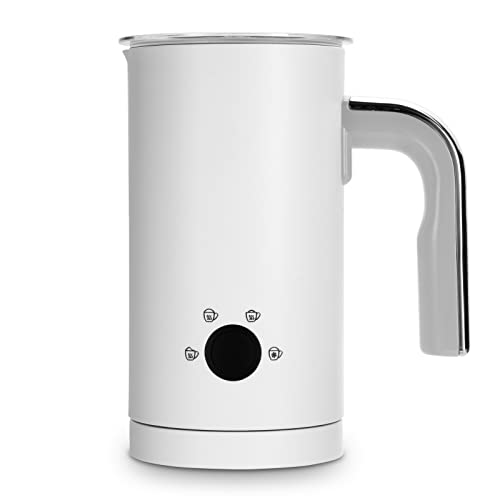 600ML Electric Milk Frother, Hot & Cold Foam Maker, 4-in-1 Automatic Milk Warmer for Coffee, Hot Chocolate, Latte