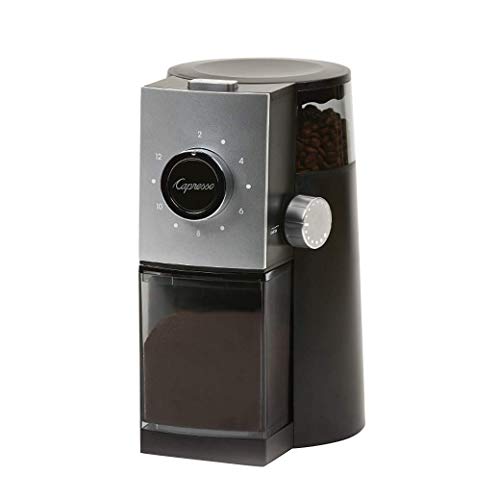 Capresso 597.04 Grind Select Coffee Burr Grinder, Black