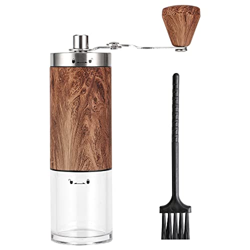 Zalnuuk Coffee Grinder with Ceramic Burr for Camping