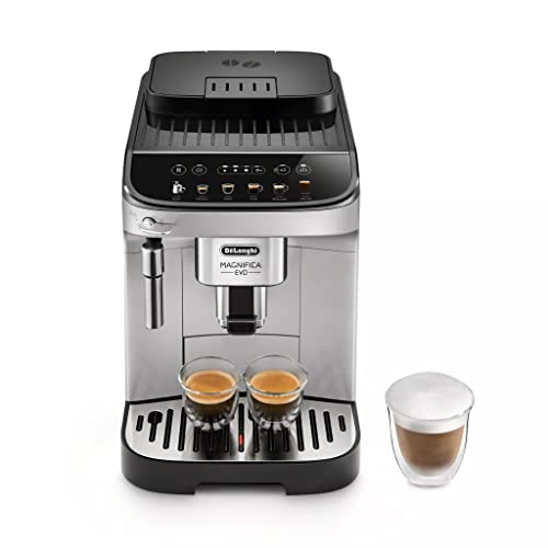 De’Longhi Magnifica Evo, Fully Automatic Machine Bean to Cup Espresso Cappuccino and Iced Coffee Maker, Colored Touch Display