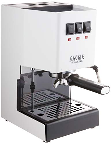 Gaggia RI9380/48 Classic Evo Pro Espresso Machine, Polar White
