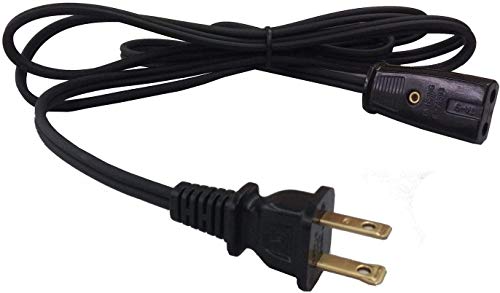 EFP 6 Foot Long 2-Pin CO-PC6 Replacement Power Cord for Farberware & Presto Super Speed Percolators – 2-Pin with 1/2 Inch Spacing Fits Many Rice Cookers and Other Small Appliances