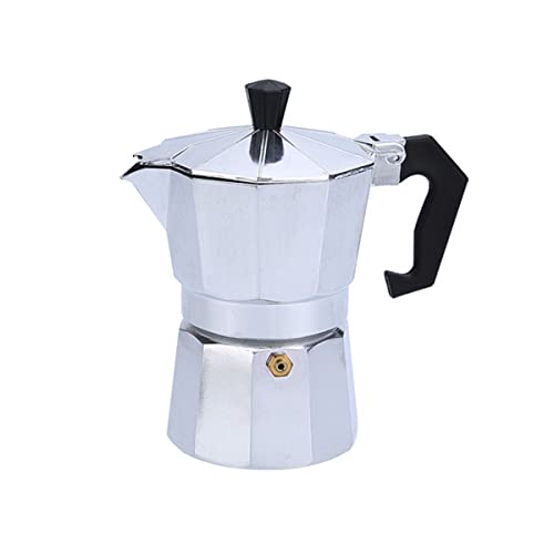 Baukon Aluminum Italian Espresso Coffee Stovetop Maker Pot Percolator (1 Cup / 50 ml)