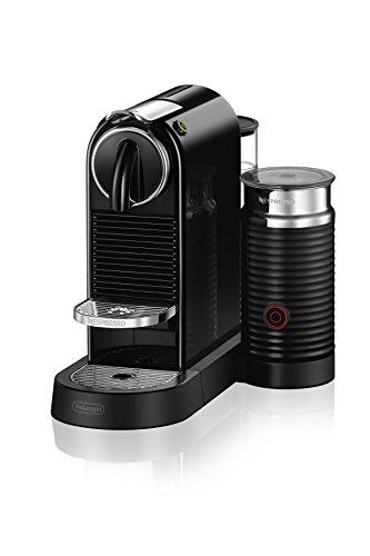 Nespresso CitiZ Coffee and Espresso Machine by De’Longhi with Milk Frother, Black, 9.3 x 14.6 x 10.9 inches