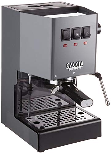 Gaggia RI9380/51 Classic Evo Pro Espresso Machine, Industrial Grey, Small