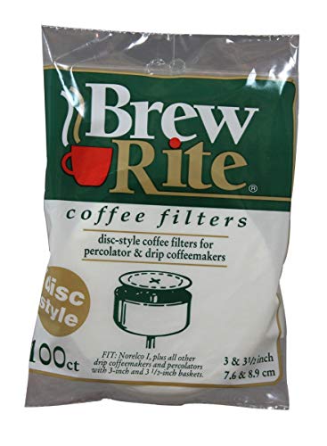 Disc Coffee Filter for 3 and 3.5″ Percolator 600 Count Brew Rite