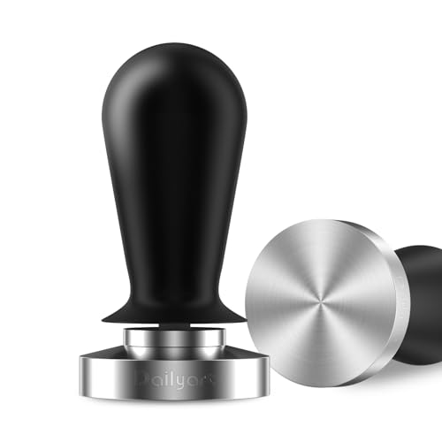Dailyart 51mm Espresso Tamper – Calibrated Stainless Steel Hand Coffee Tamper for Barista-quality Espresso Shots – Ergonomic Handle, Rustproof Base, and Precise Pressure – Fits Most Espresso Machines.