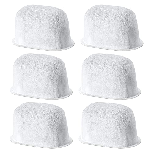 6 Pack of Replacement Breville Water Filter for Breville BWF100 BES870 BES810 BES990 BES980 BES920 BES900XL BES870XL BES860XL BES840XL BKC600XL(Activated Charcoal)